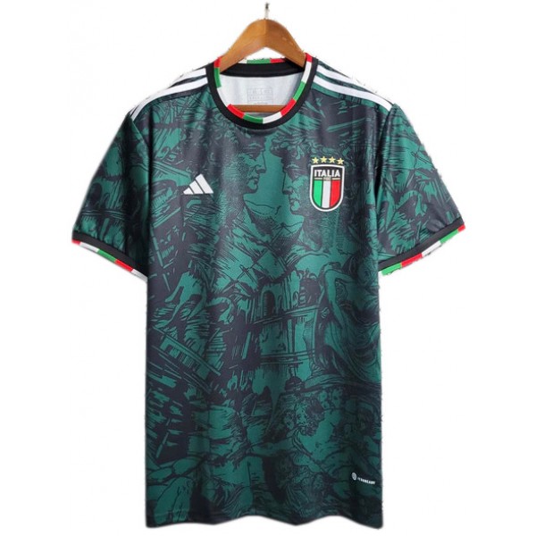 Italia maglia allenamento divisa da calcio da uomo verde abbigliamento sportivo kit da calcio top maglia sportiva 2023-2024